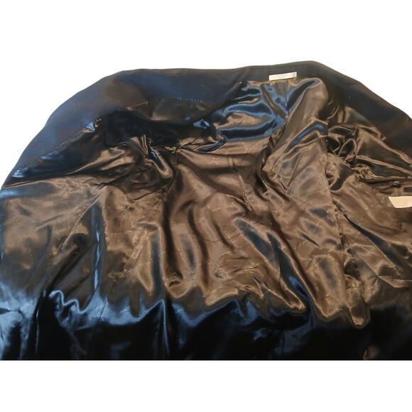 Michael Kors Mens 40S Coat Black Slim Wool Cashmere Blend MMK19675 NWT $495 - Picture 10 of 11